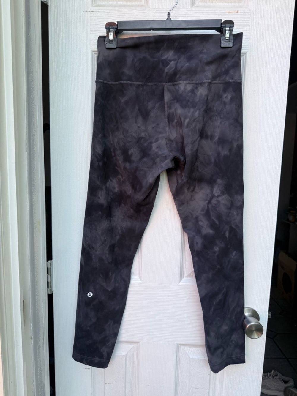 lululemon athletica Black Charcoal Tie-Dye High-Rise Leggings